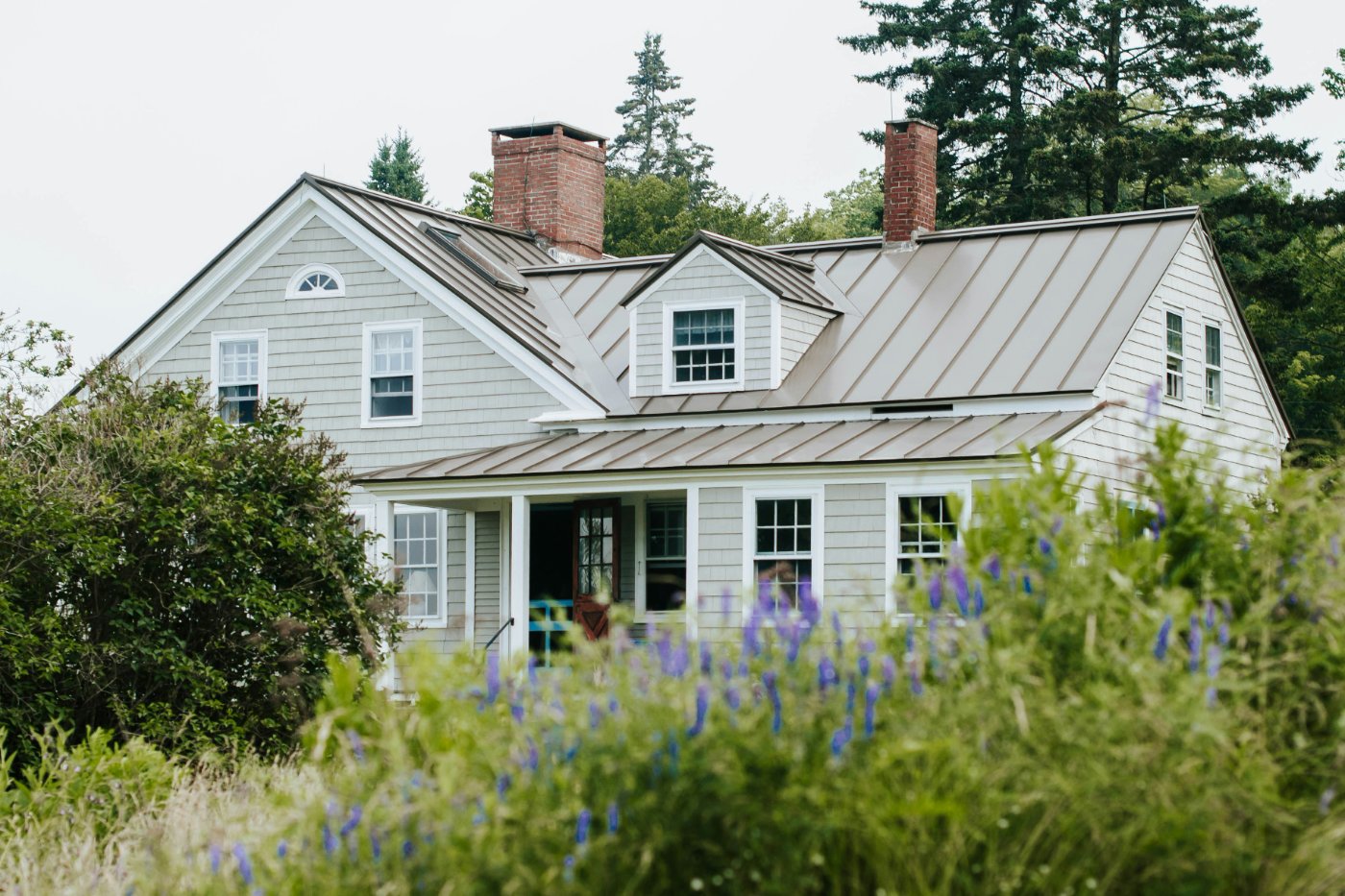 A classic covered-porch home on a landscaped lot in Clark County, NV